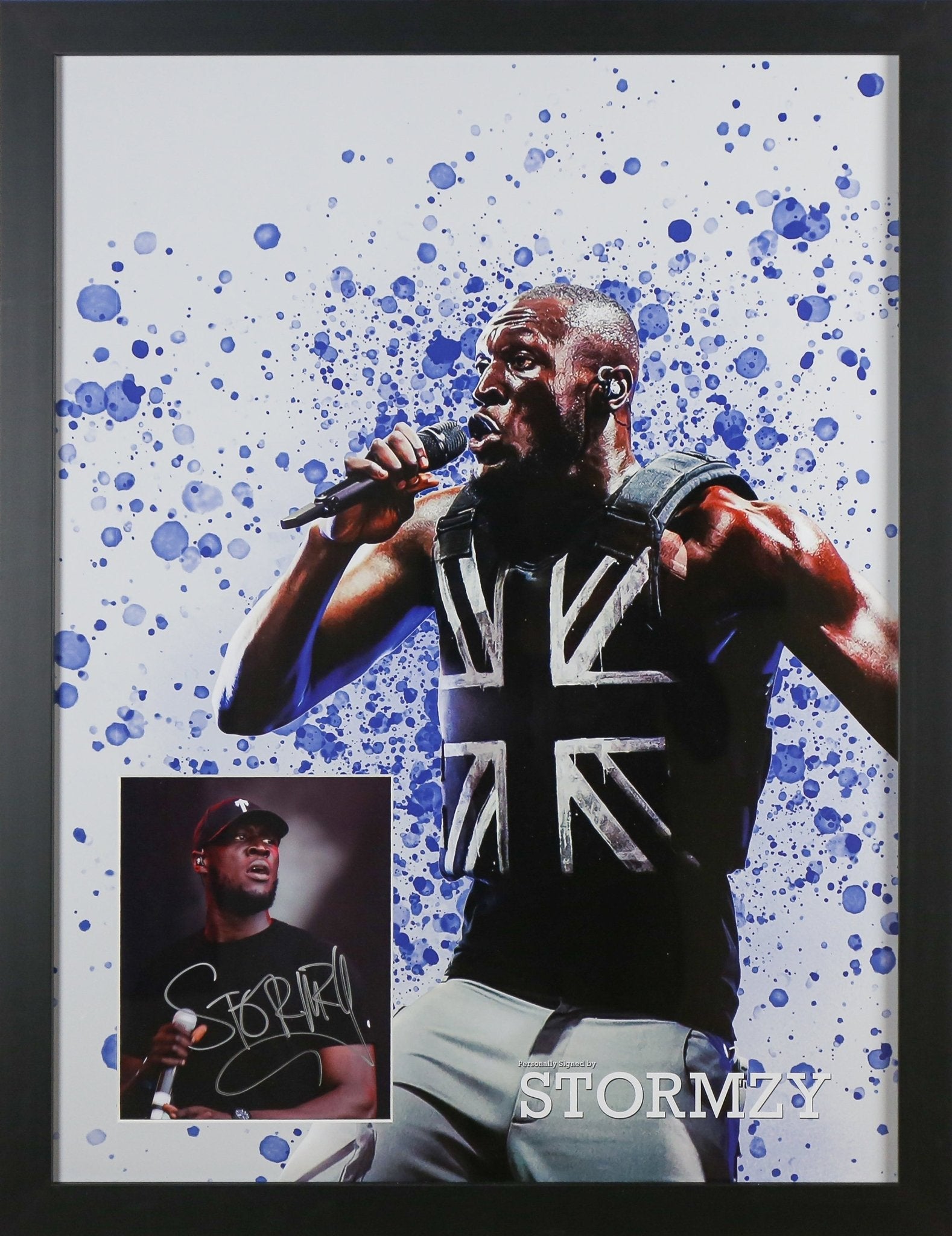 Stormzy Signed 12x8 Photograph Framed Display - Memorabilia Framers Shop